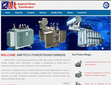 Tablet Screenshot of amptechtransformers.com